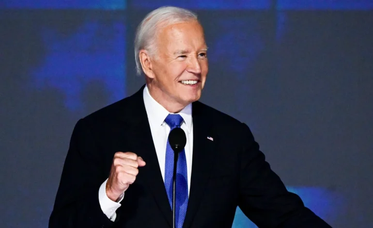 Biden Extols Own Presidency, Endorses Harris in DNC Speech