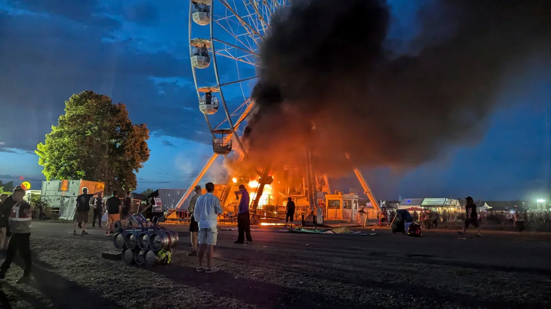 Ferris Wheel Fire Injures 20 at German Music Festival