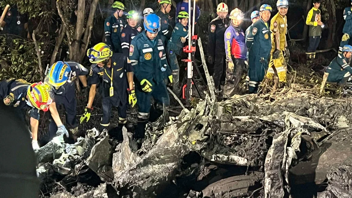 Plane Crash Near Bangkok Claims Nine Lives, Search Operation Underway