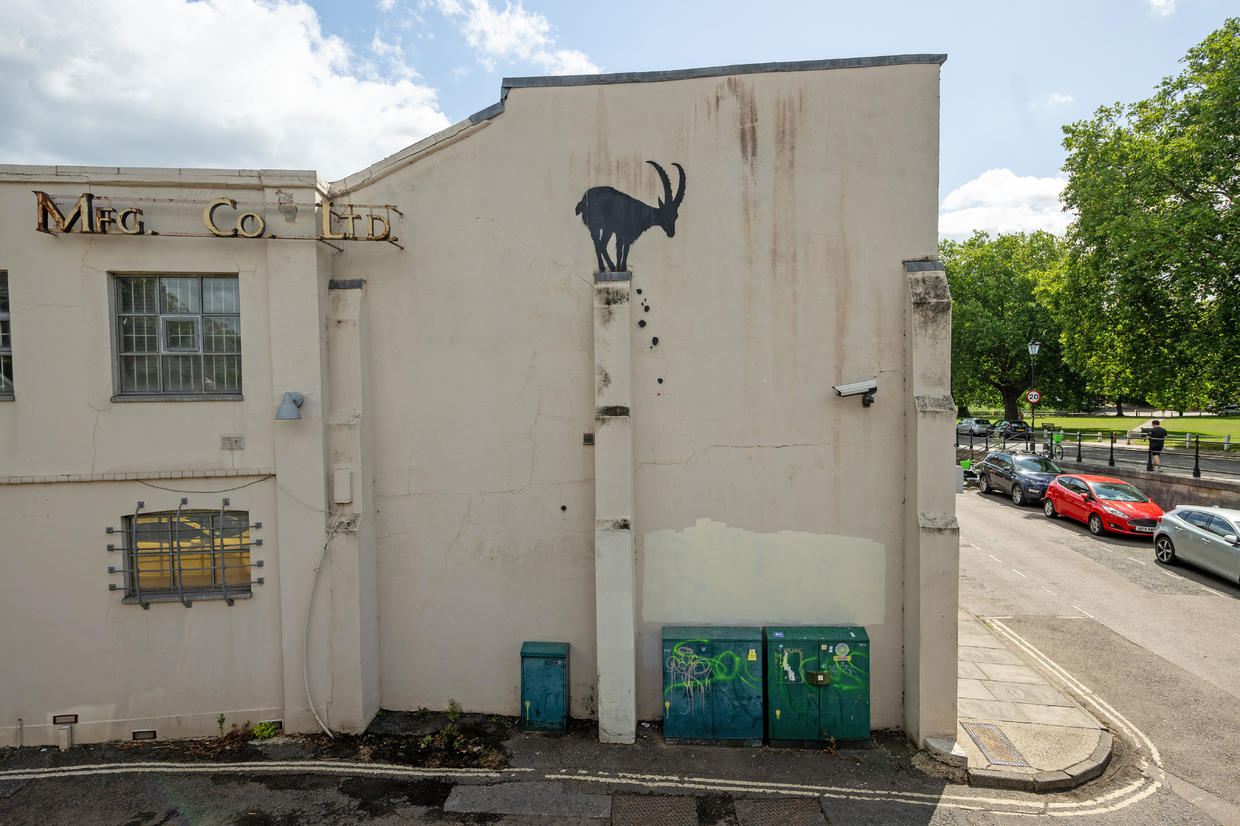 Banksy’s Ghostly Hand: Seven New Artworks Appear in London