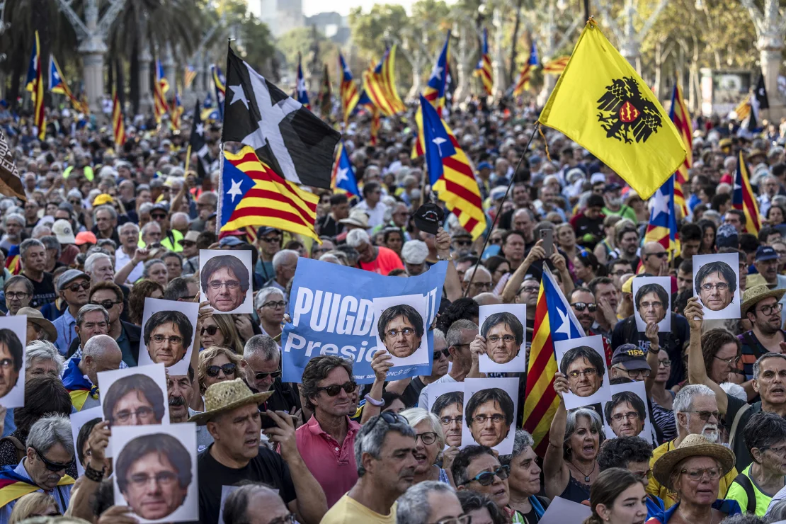 Catalan Separatist Leader Puigdemont Vanishes After Defying Arrest in Barcelona