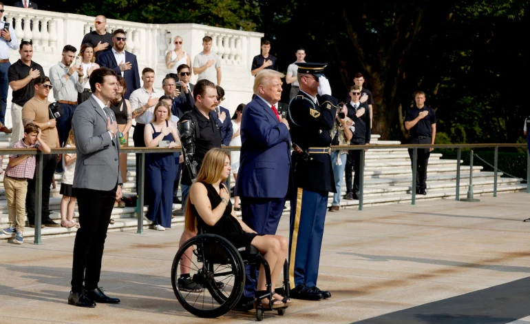 Trump Responds to Allegations of Arlington Cemetery Altercation with Support from Gold Star Families