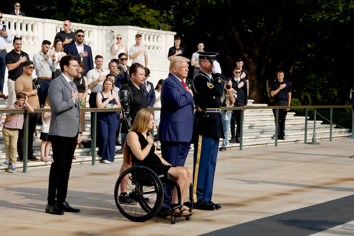 Trump Responds to Allegations of Arlington Cemetery Altercation with Support from Gold Star Families