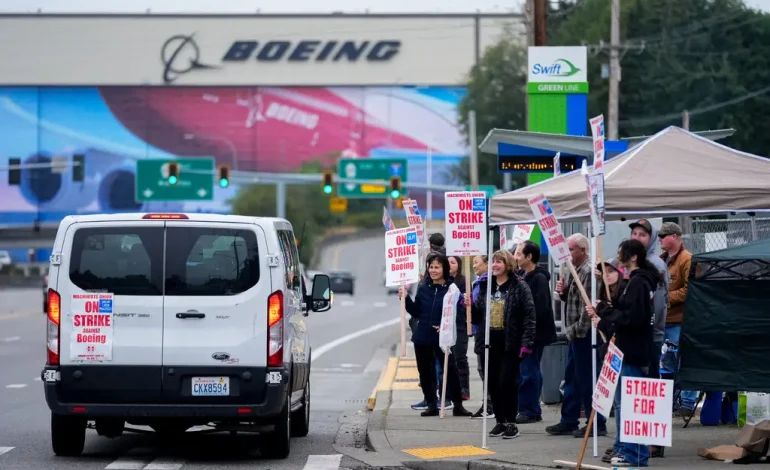 Boeing to Temporarily Lay Off Thousands Amid Machinists’ Union Strike