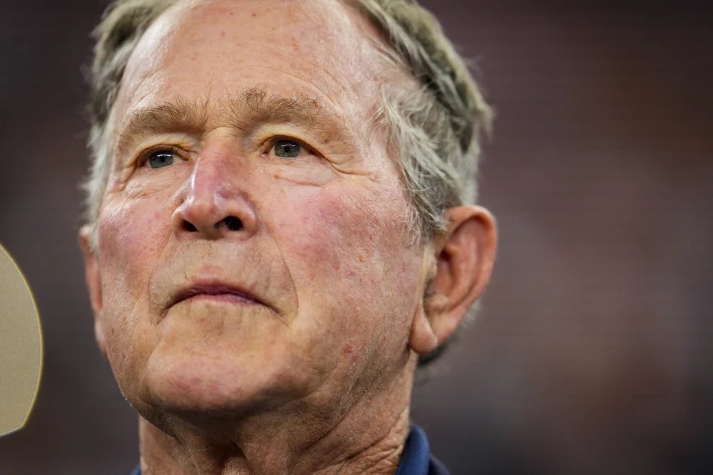 Bush Stays Mum on 2024 Vote, Unlike Cheney Who Backs Harris