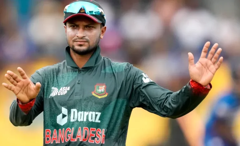 Bangladesh’s Cricket Star Shakib Al Hasan Announces Retirement, Plans to End Career in Bangladesh