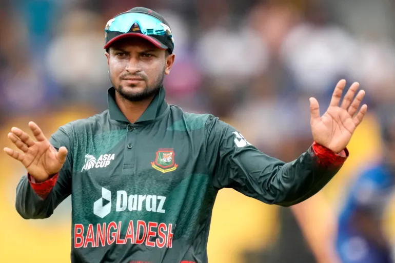 Bangladesh’s Cricket Star Shakib Al Hasan Announces Retirement, Plans to End Career in Bangladesh