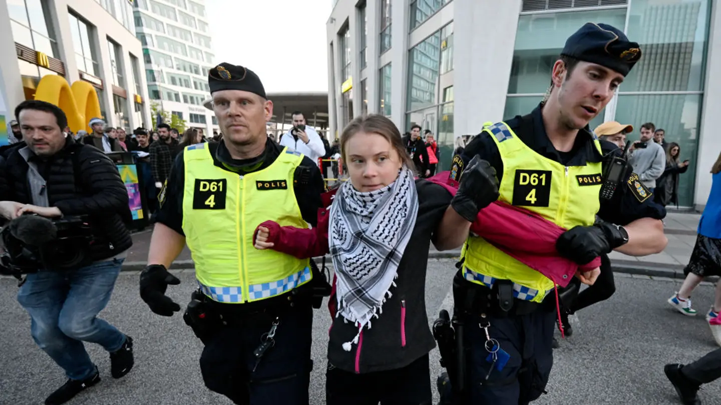 Greta Thunberg Arrested in Copenhagen University Protest Against Israel Ties