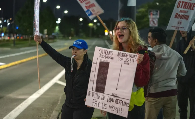 Boeing Freezes Hiring, Considers Temporary Layoffs Amid Machinists’ Strike