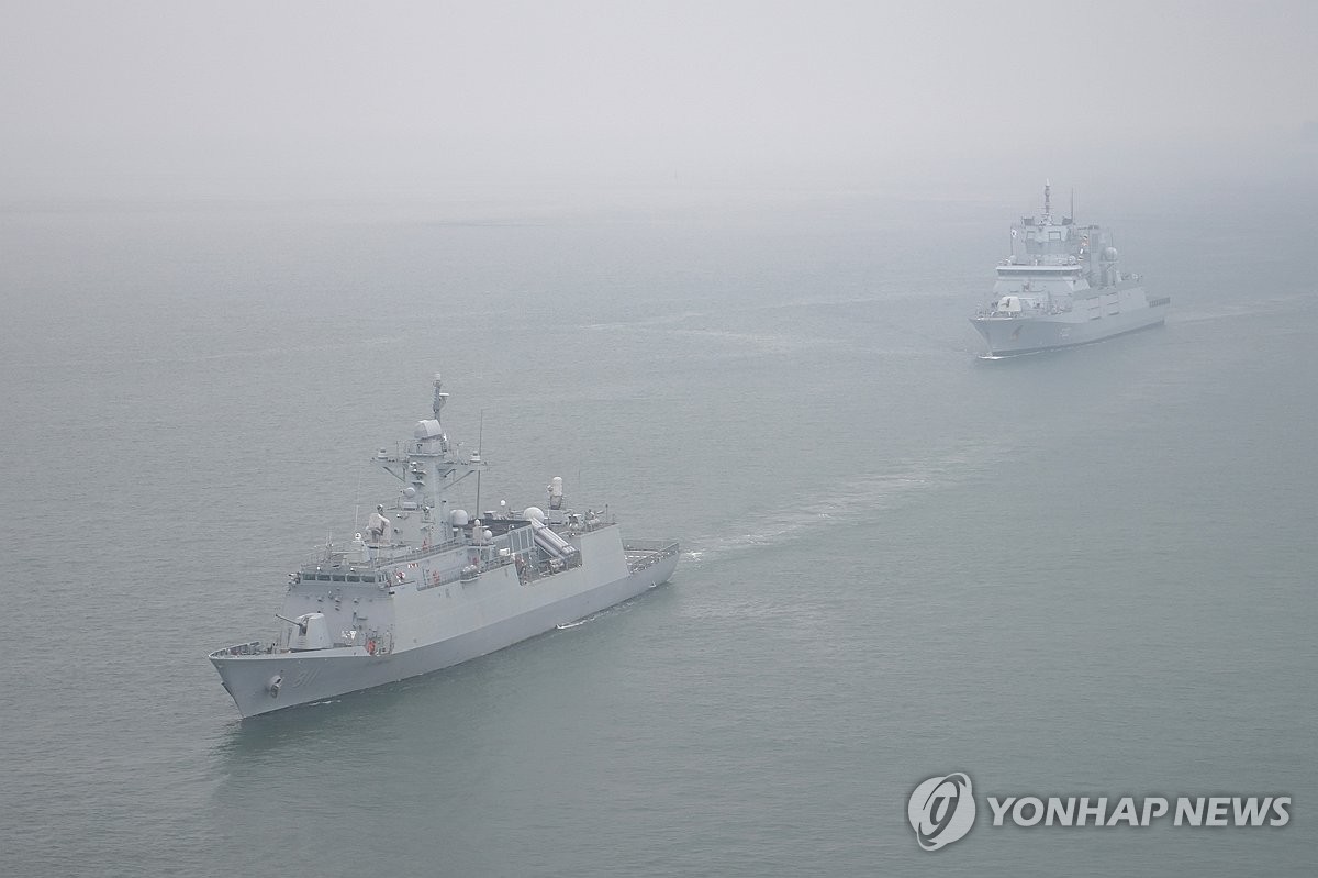 South Korea and Germany Conduct Joint Naval Drills in Yellow Sea