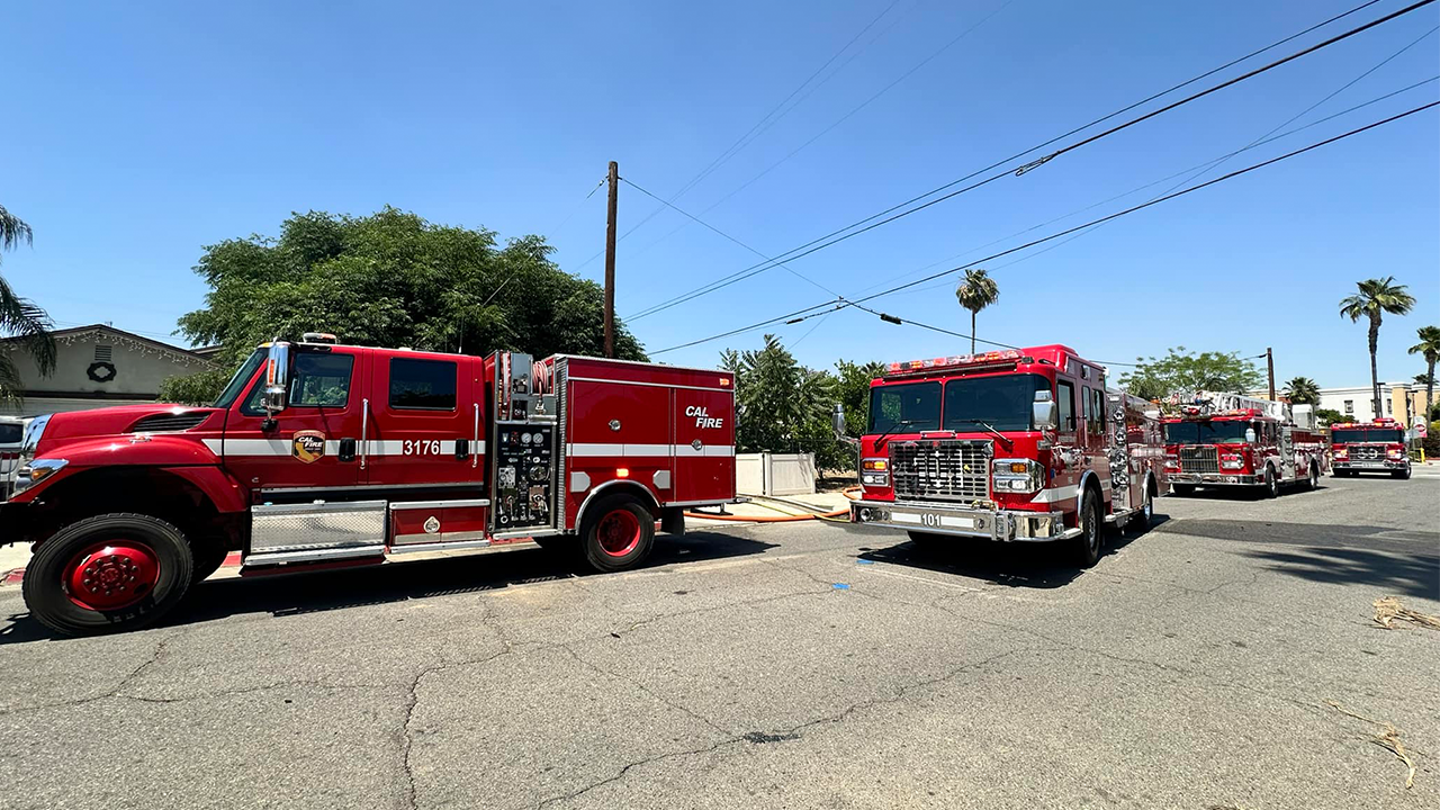 Record Fire Blazes Near San Jacinto, Evacuations Ordered