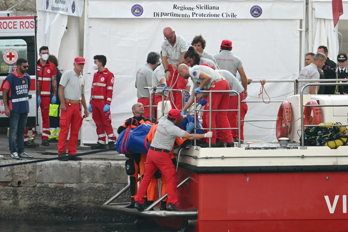 Autopsies Reveal “Dry Drowning” as Cause of Death for Four Victims of Italian Yacht Sinking