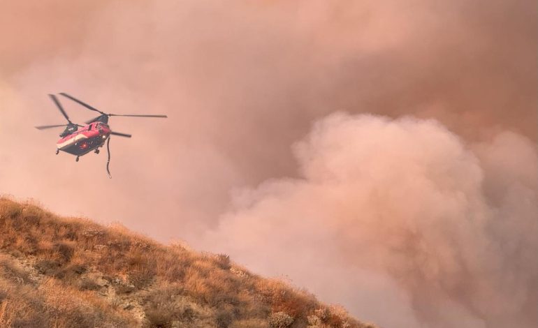 Line Fire Continues in San Bernardino County, Thousands Evacuated as Blaze Spreads