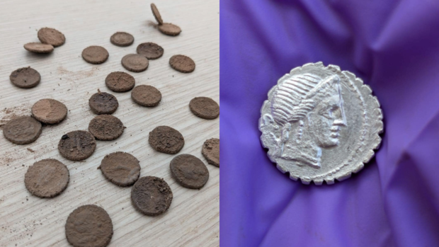 Ancient Roman Silver Coins Unearthed on Mediterranean Island, Offering Glimpse into Republic Era