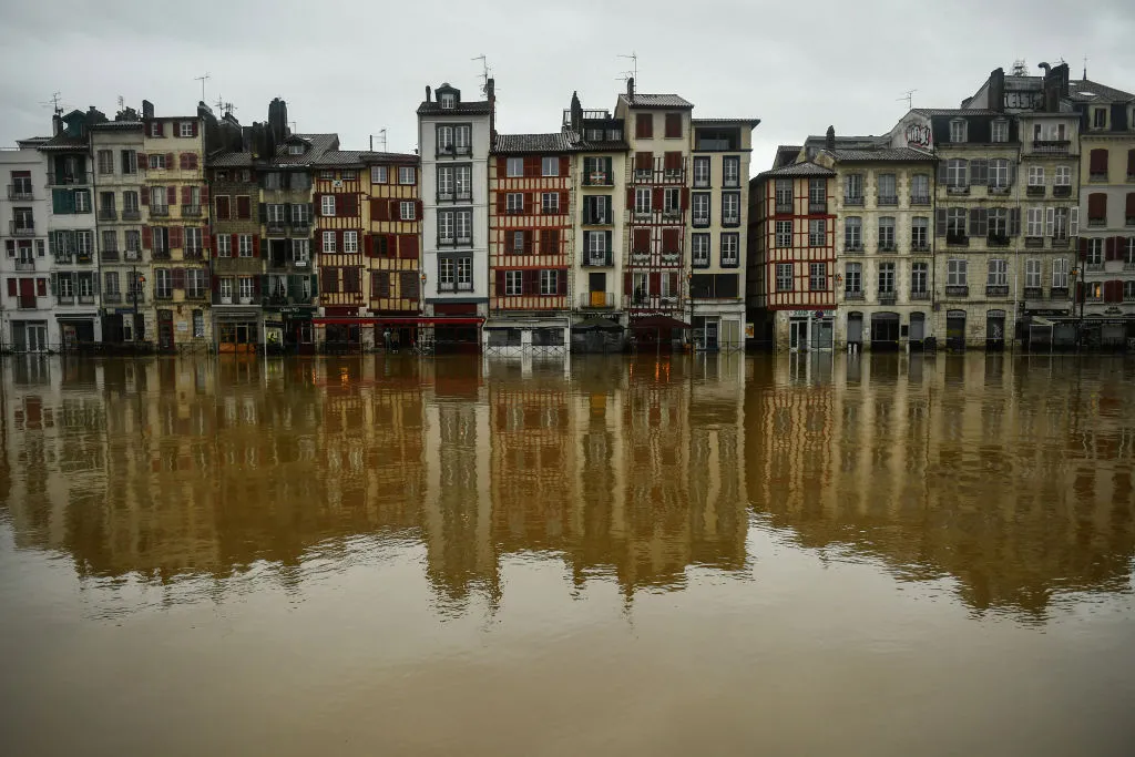 France Battling Floods in Southwest, North Gets Reprieve as Climate Change Concerns Grow