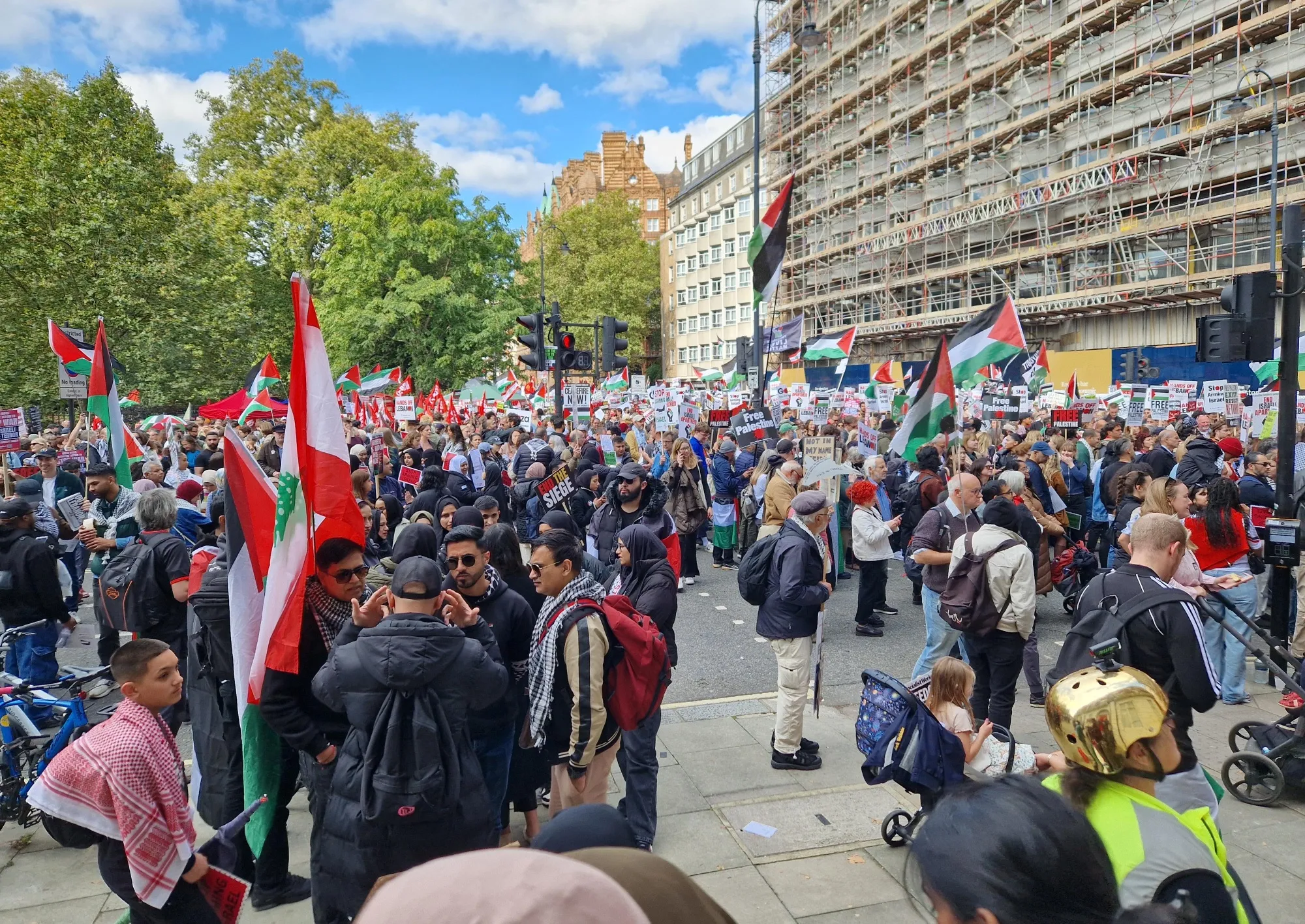 Pro-Palestinian Protests in London Met with Heavy Police Presence, Two Arrests Made