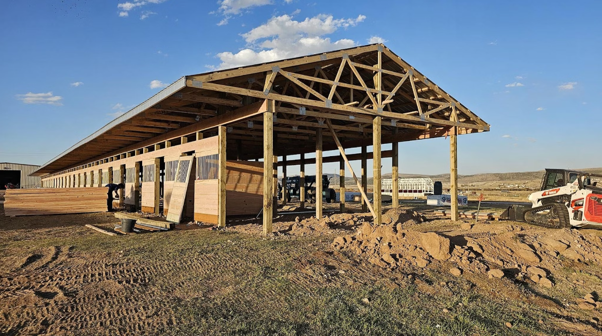 Modern Amish: Building a Wyoming Barn with Power Tools and Cellphones