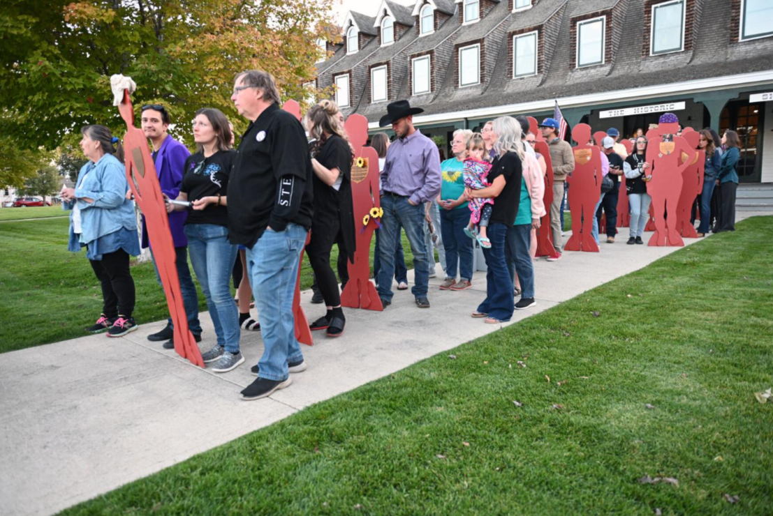 Wyoming Silent Witness Ceremony Honors Domestic Violence Victims with Memorial Walk