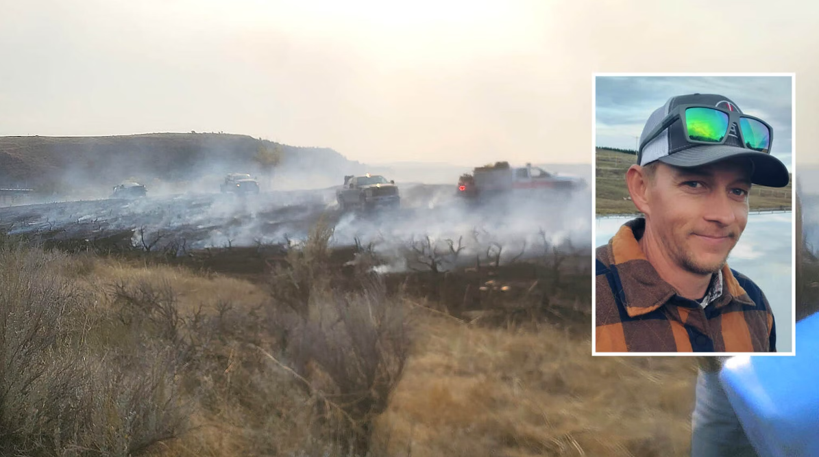 WYDOT Employee Discovers New Wildfire, Calls for Help, and Assists in Containing It