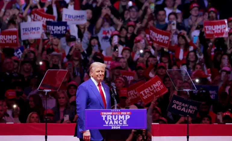 Trump Fires Up MAGA Base with Immigration Rhetoric, Attacks on Harris