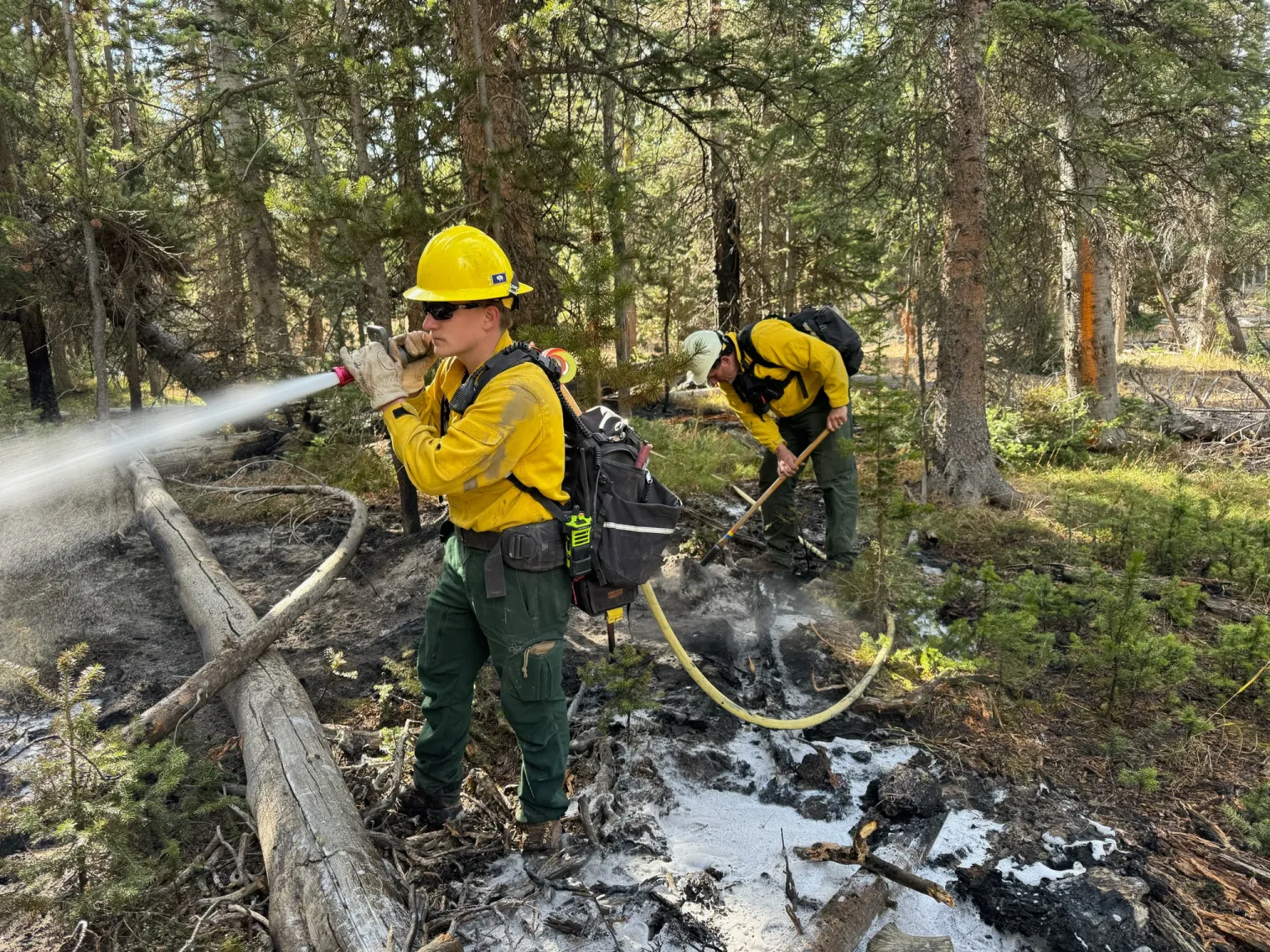 Progress Continues Slowly on Pack Trail Fire Containment