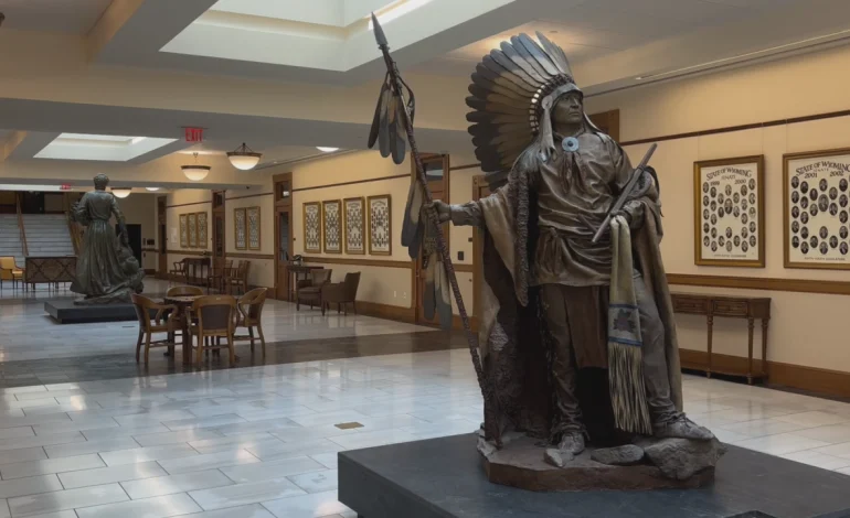 Wyoming Capitol Statues Relocated to New Home in Capitol Extension Building