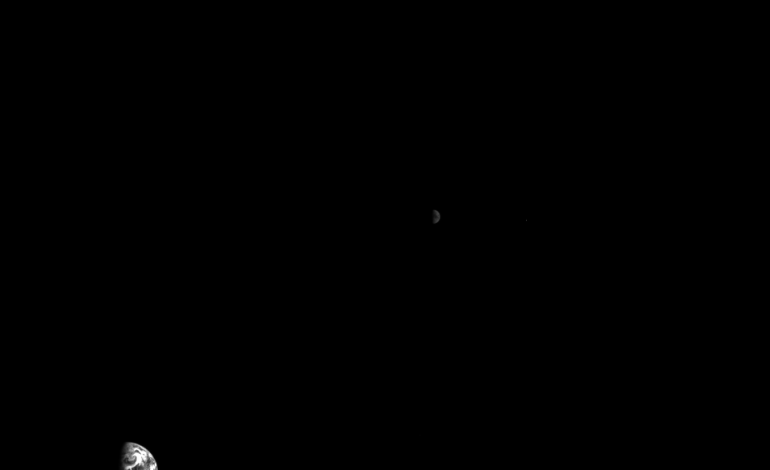 Hera Spacecraft Captures Initial Images of Earth and Moon