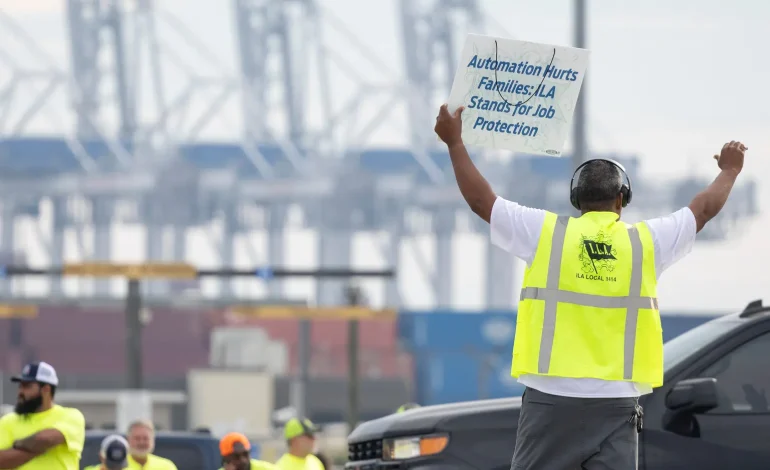 US Dockworkers Suspend Strike, Resume Port Operations Until January