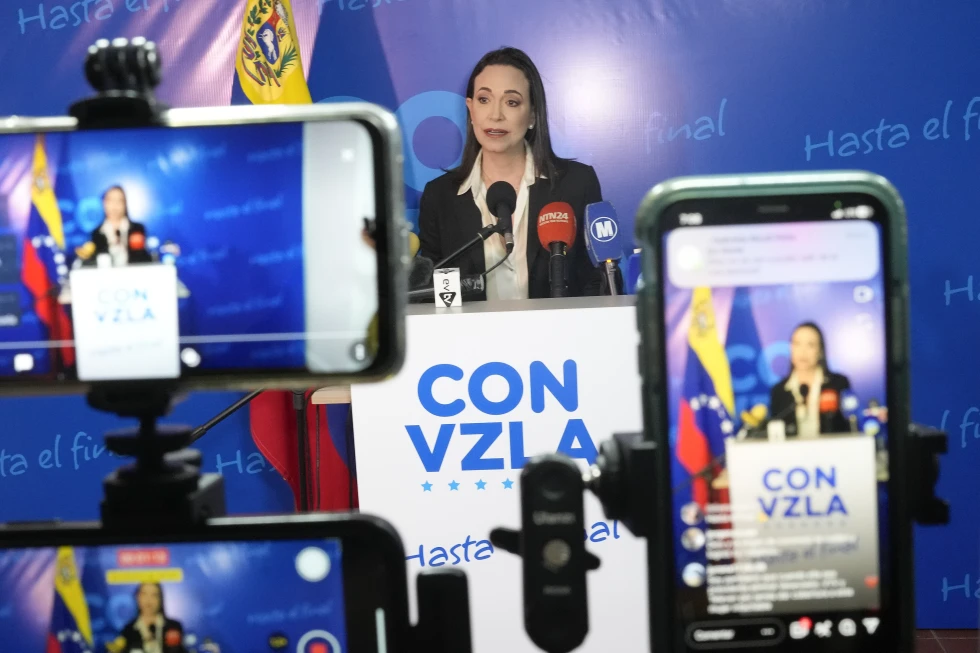 Venezuelan Opposition Leader Calls on Colombia to Recognize Her Victory, Pressuring Maduro