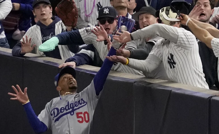 Fan Interference Costs Dodgers in World Series Game 4: Betts’ Catch Stolen, Yankees Take Game