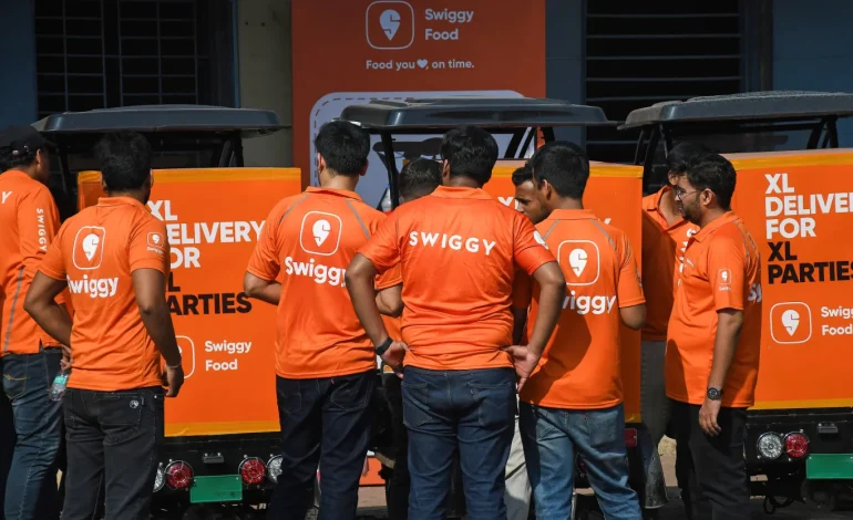 Swiggy’s Shares Surge 15% in India Market Debut After $1.34 Billion IPO