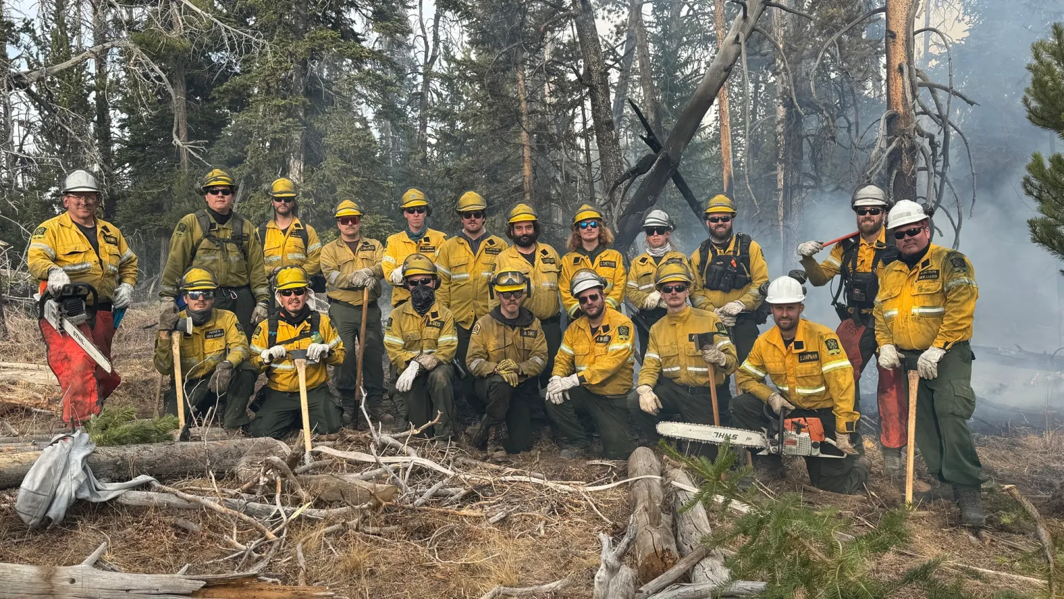 Evacuations Lifted as Snowfall Helps Contain Wyoming’s Wildfires