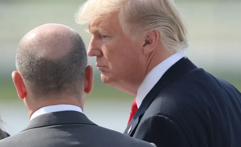 Trump, Scholz Discuss “Return to Peace” in Europe Amid Tensions over Ukraine
