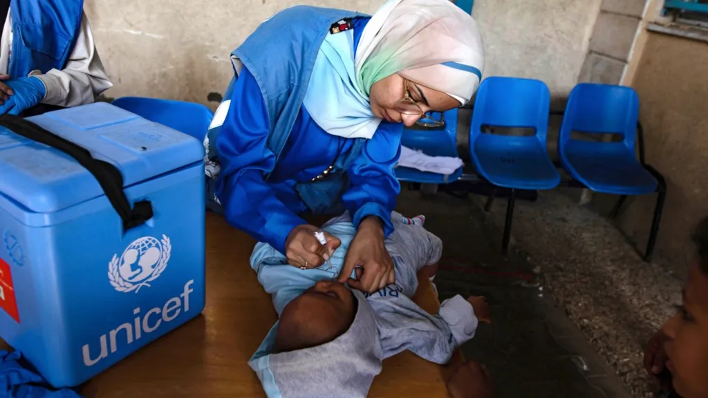 Polio Vaccination Campaign Resumes in Northern Gaza