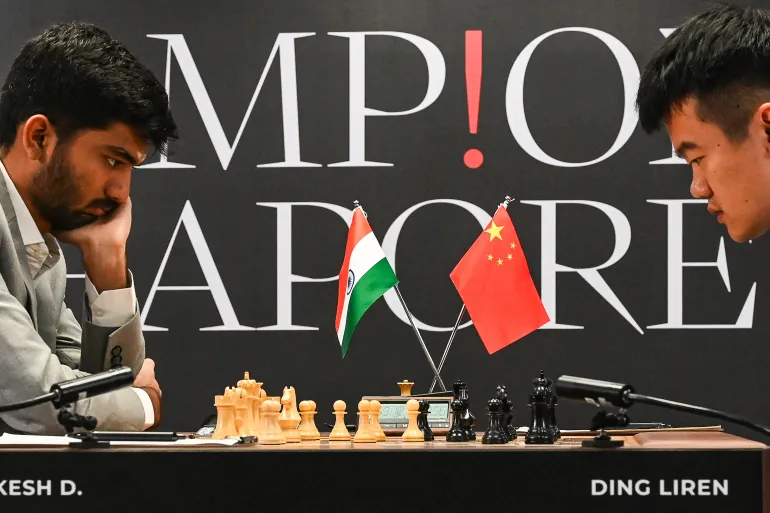 India’s Gukesh Levels World Chess Championship After Stunning Victory Over China’s Ding Liren