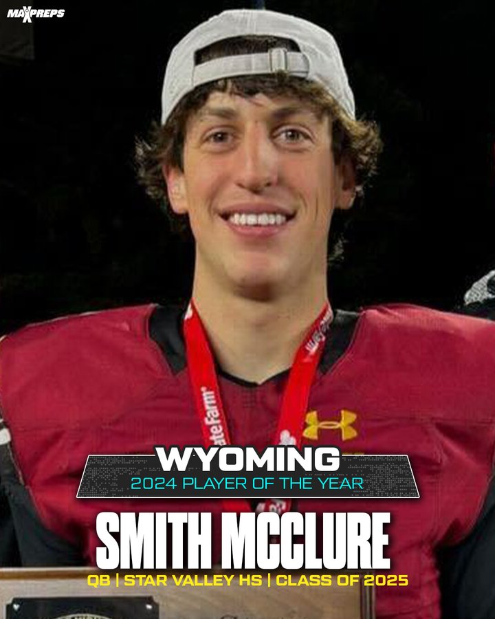 Star Valley’s Smith McClure Named 2024 MaxPreps Wyoming High School Football Player of the Year