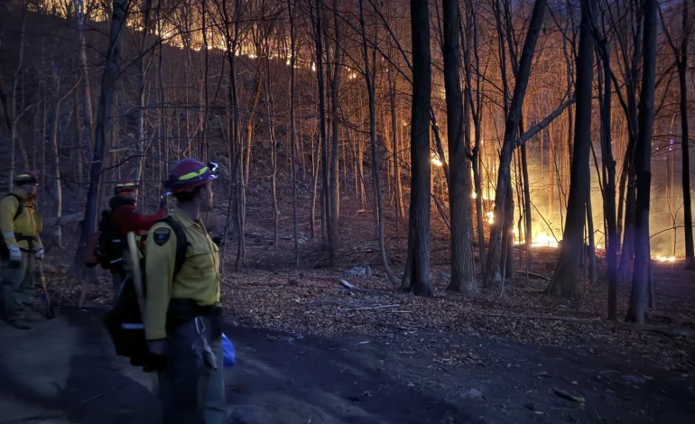 Northeast Battles Hundreds of Wildfires Amid Dry Conditions