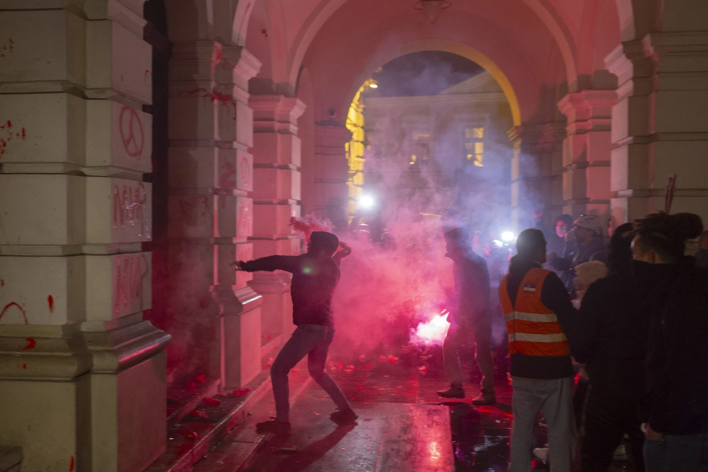 Protests Turn Violent in Serbia’s Novi Sad After Deadly Train Station Collapse