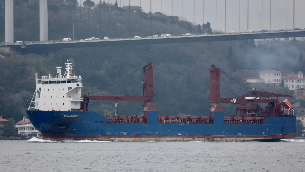 Russian Cargo Ship Sinks in Mediterranean After Explosion, Two Crew Missing