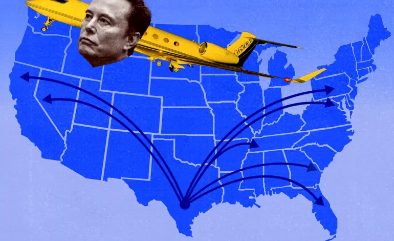 Elon Musk’s Private Jet Travels Reflect Expanding Political Influence and Strategic Involvement