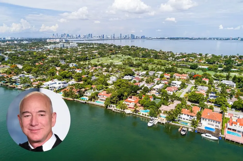 Miami Lot Near Jeff Bezos’ Properties Listed for $200 Million