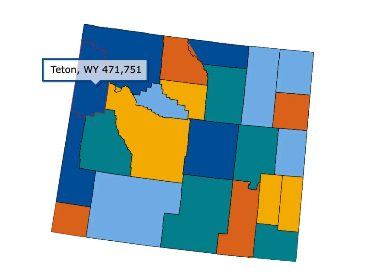 Teton County Tops US Wealth Rankings: Examining the Drivers of Extraordinary Income Levels