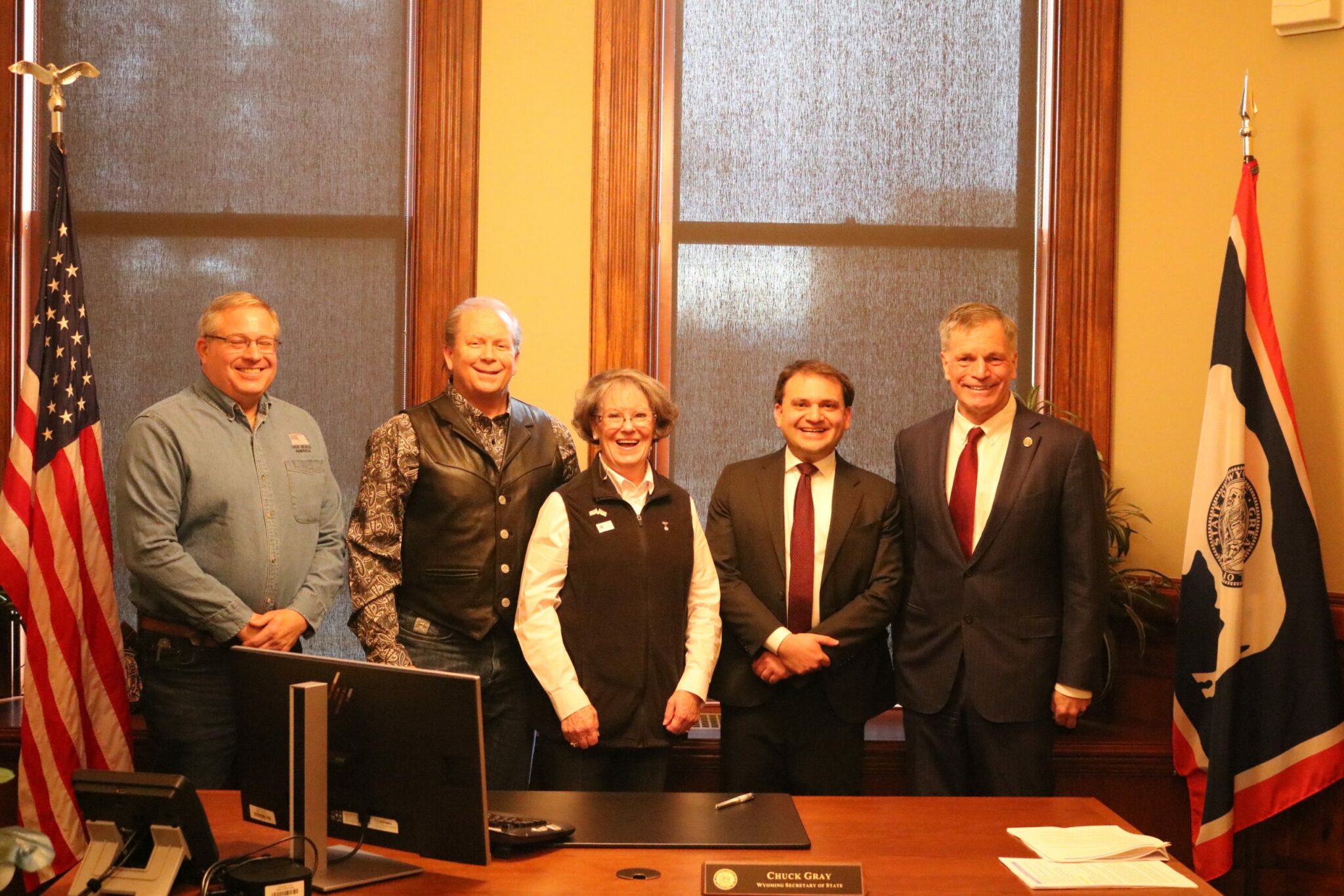 Wyoming Electors Cast Presidential Votes at State Capitol