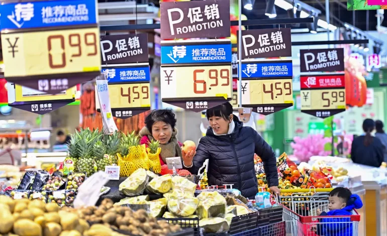 China’s Consumer Inflation Slows Further in December, Raising Deflation Concerns