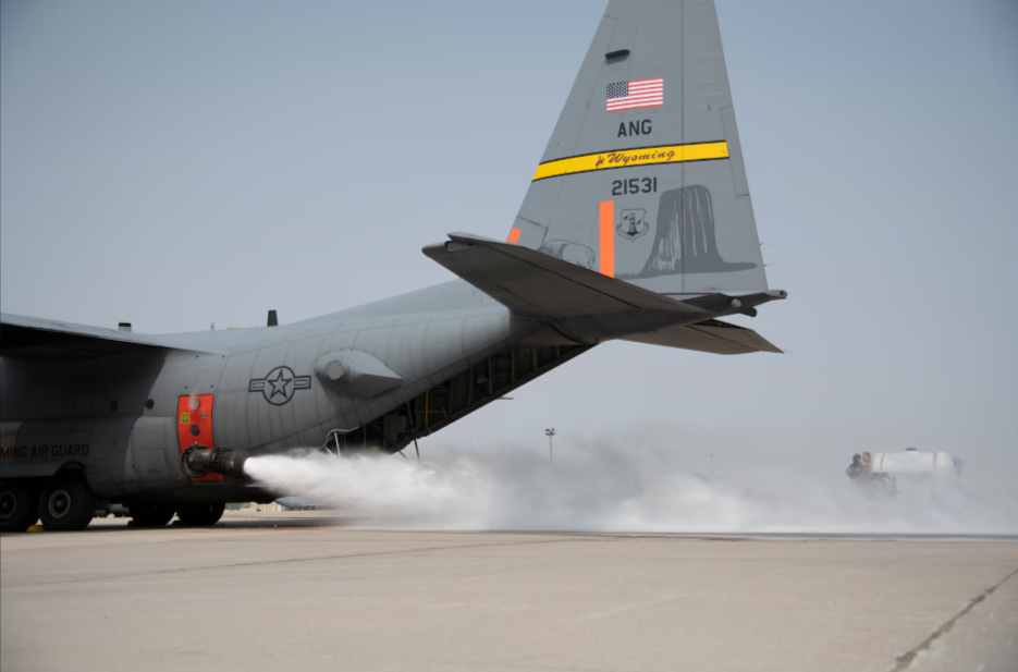 Wyoming and Nevada Air National Guard Support California Wildfire Efforts