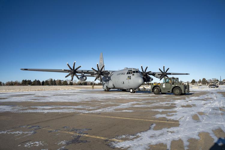 Wyoming National Guard Mobilizes C-130s to Assist with LA Wildfires