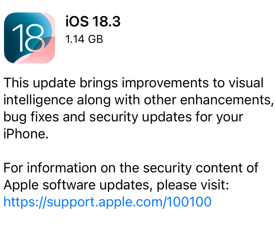 iOS 18.3 Update: Urgent Patch for Critical Vulnerabilities