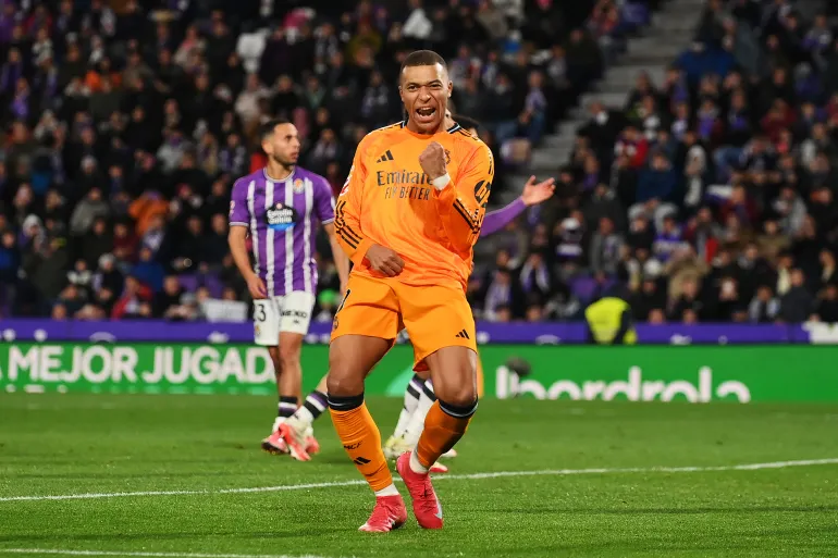 Mbappe’s Hat-Trick Propels Real Madrid to Victory Over Valladolid, Extends La Liga Lead