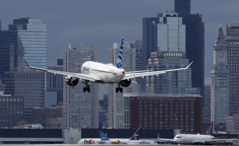 JetBlue Passenger Opens Exit Door During Taxi at Boston Airport