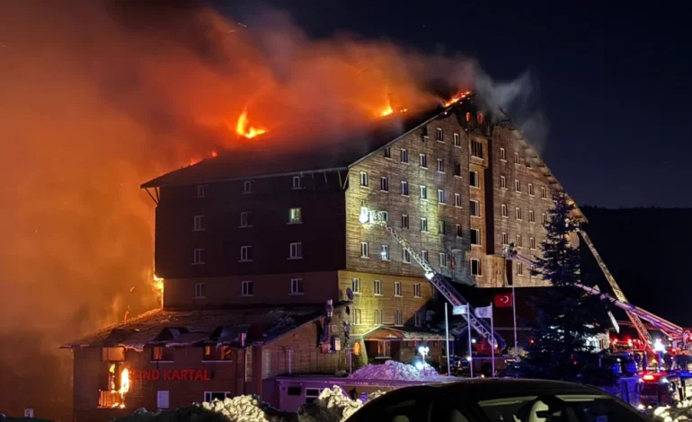 Deadly Fire at Turkish Ski Resort Hotel Claims 10 Lives